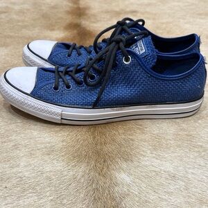 Converse Men's Navy and White Sneakers